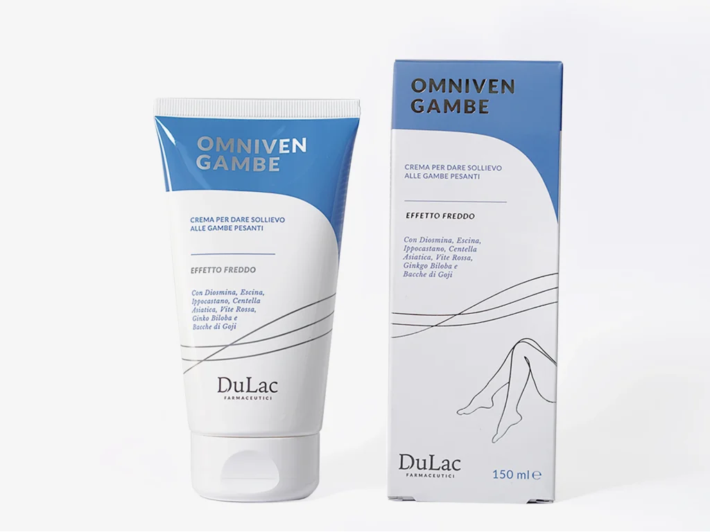 dulac crema gambe pesanti gonfie omniven gambe
