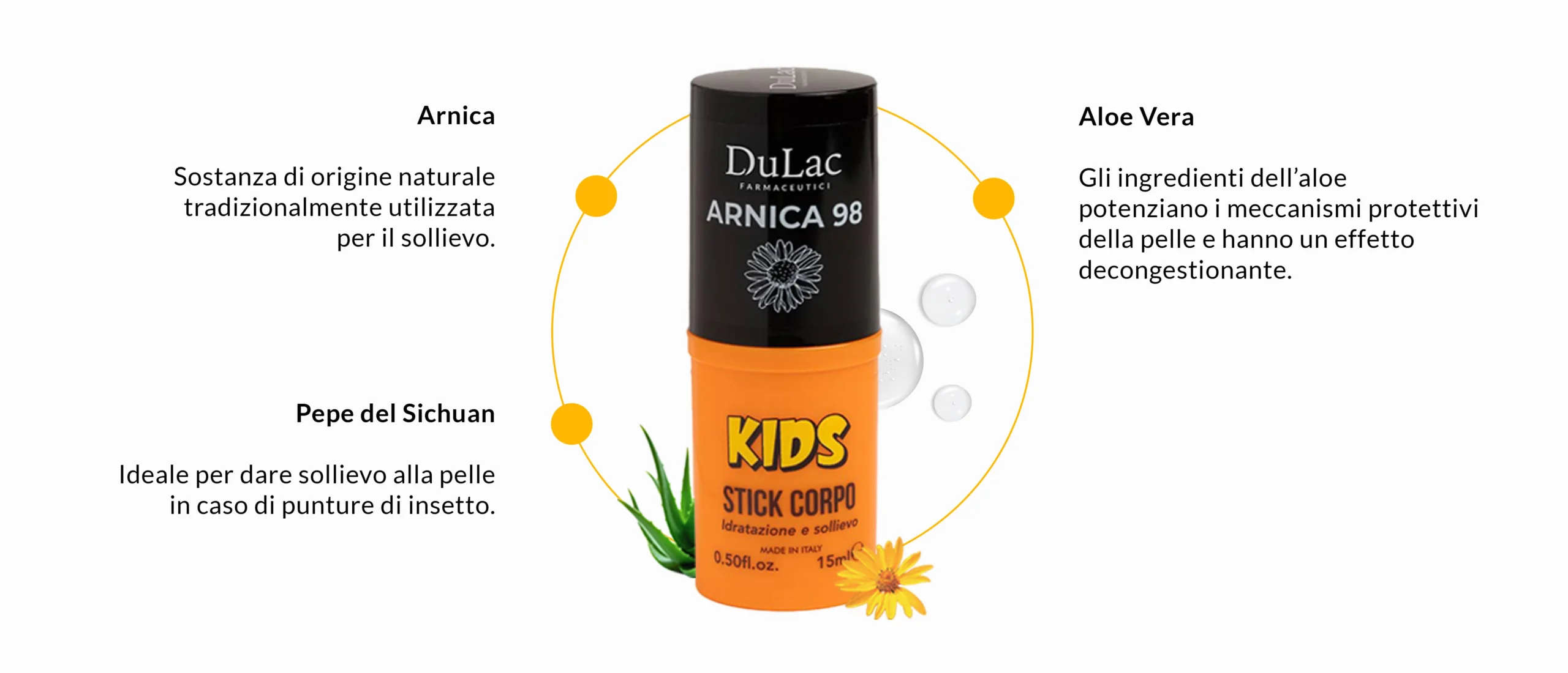 ingredienti arnica stick kids